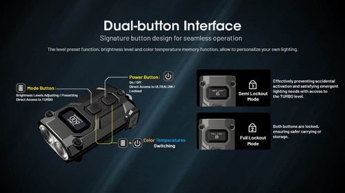 Linterna Llavero Recargable Multicolor Nitecore TINI 3 600 Lúmenes - Imagen 9 de 16