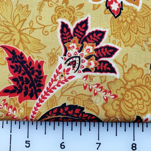 JACOBEAN DANCE~MICHAEL MILLER Fat Quarter bundle of (5) New Quilting 100% Cotton - Picture 6 of 6