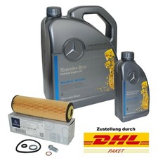 ORIGINAL MERCEDES Ölfilter mit 6L ORGINAL 229.5 5W40 C-E-Klasse CLK CLC SLC