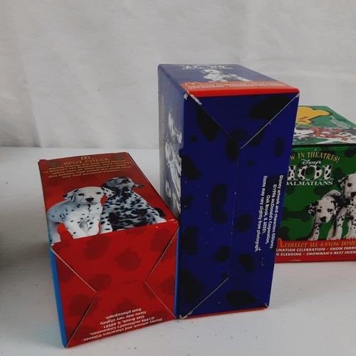 McDonalds Disney 101 Dalmations Schneekugeln Vintage 4er Set Spot Check LESEN - Bild 6 von 16