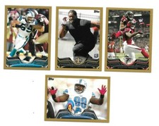 2013 Topps MINI Football Gold Boarder RC John Jenkins New Orleans Saints 45/58