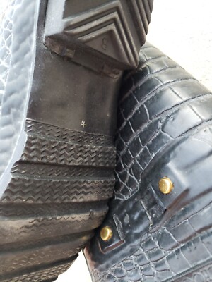Hunter x Jimmy Choo Black Croc Rain Boots | eBay