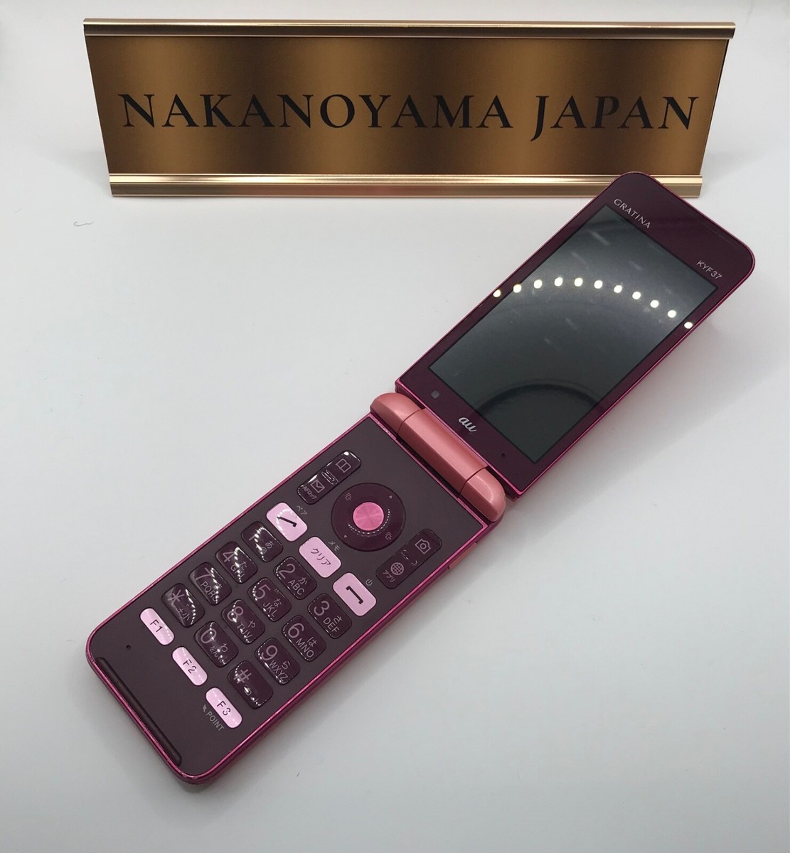 KYOCERA GRATINA KYF37 ピンク 本体 設定ガイド付き KYOCERA GRATINA KYF37 ピンク 本体 設定ガイド付き KYOCERA