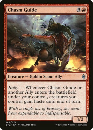 Chasm Guide (143) Battle for Zendikar x4 4x BFZ MTG Playset Magic - Picture 1 of 1