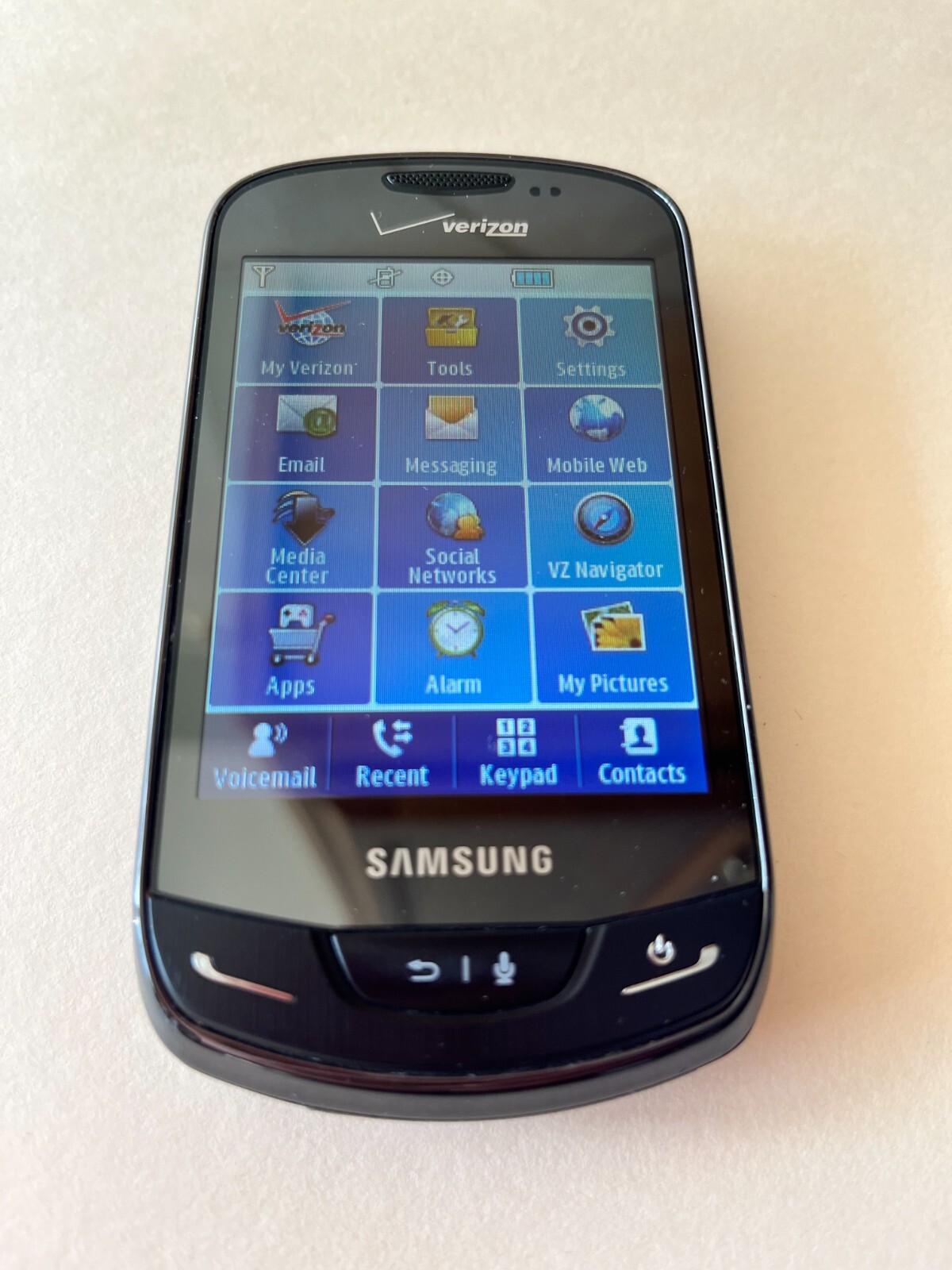 Samsung Brightside SCHU380 Black Verizon 3G Smartphone Mint Condition