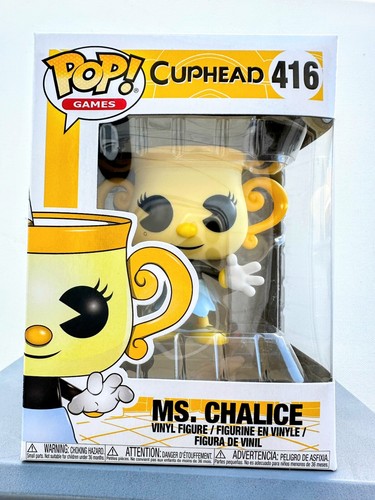 RARE Funko Pop Cuphead Ms. Chalice #416 VAULTED Retired Video Game HTF - Picture 3 of 22