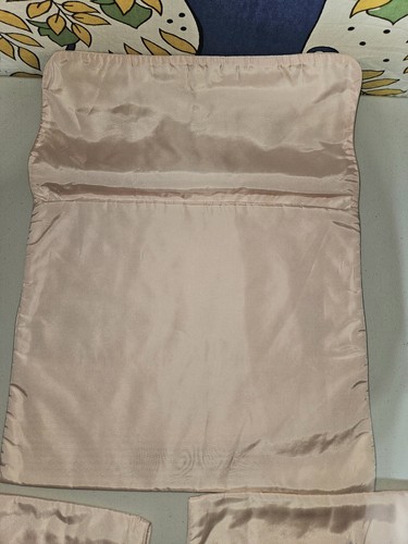 Vintage Lingerie/Stocking Bags Set Of Three Matching Various Sizes Beautiful - Picture 6 of 9