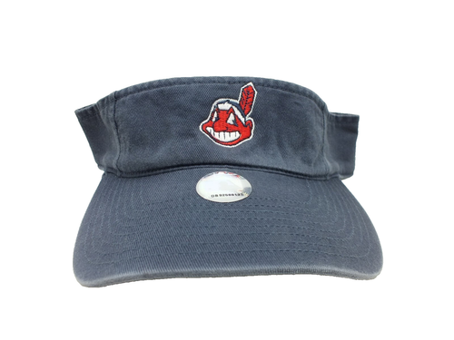 CLEVELAND INDIANS MLB TEAM PARASOL SOMBRERO AZUL ADULTO OSFA NUEVO CON ETIQUETAS DE COLECCIÓN POR GEMELOS - Imagen 4 de 4