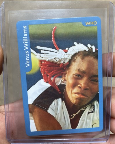 2002 Cranium Hoopla Venus Williams Who Tennis Card - Pack Fresh - Rare - Picture 1 of 2