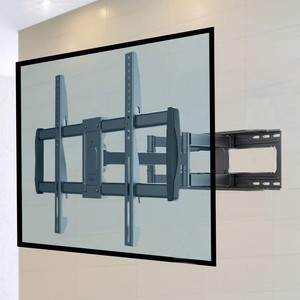 Details About Large Solid Swing Arm Full Motion Swivel Tv Wall Mount Bracket Holder For 32 85