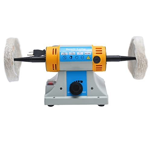 Pulidora tampón de torno de banco de 4-1/4" pulidora eléctrica de joyas velocidad variable - Imagen 1 de 9
