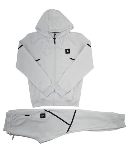 Time Is Money Men's Designer Hooded Tracksuit Set | Urban Tech Streetwear Style - Picture 16 of 21