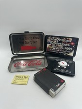 Vintage Coca-Cola Promo Card Game w/ Tin Case...