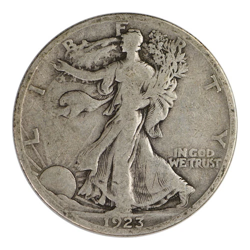 1923 Walking Liberty Half Dollar Circulated Condition