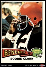 1975 Topps #491 Boobie Clark Bengals RC Bethune-Cookman 3 - VG