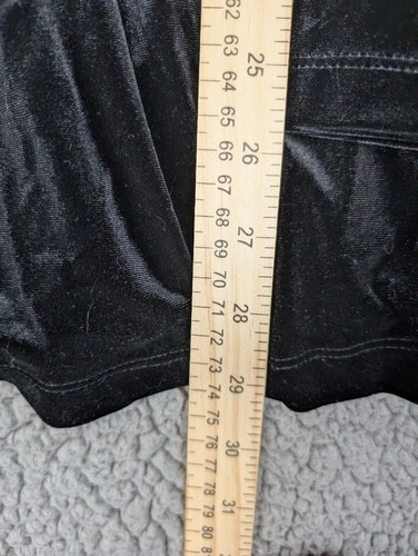 Soft Surroundings Damen Schwarz Samt Rollkragen Größe 2X Langarm - Bild 7 von 10