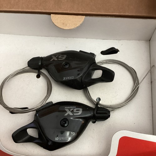 SRAM X-9 Trigger Mountain Bike Shifters 3 x 10 Speed Pair- Impulse Technology - Picture 4 of 5