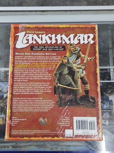 Lankhmar 1144 Advanced Dungeons & Dragons Fafhrd Gray Mouser TSR 1996 NEW - Picture 6 of 14