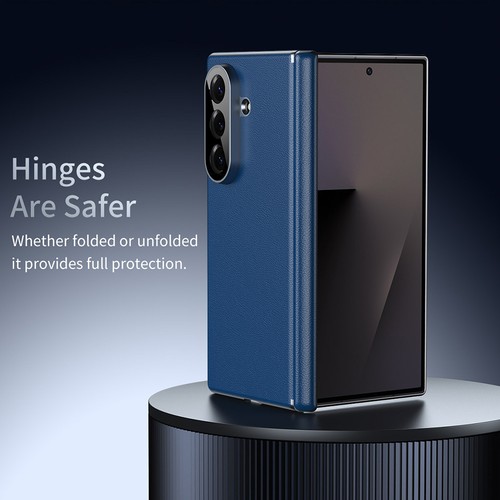 Für Galaxy Z Fold 7 Case Leder Optik | Magnetisch, Guter Halt, Vollständiger DE - Bild 10 von 20