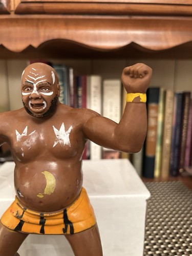 Figura de acción Kamala Rubber Wrestling Superstars 1987 WWF LJN leer/ver fotos - Imagen 8 de 16