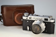 FULLY SERVICED USSR "FED-2" RANGEFINDER camera  INDUSTAR-26m lens M39 015 