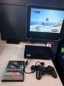 Sony PlayStation 2 Black Console SCPH-39001 Bundle with Game