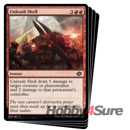 Unleash Shell X4 M/NM Magic: The Gathering MTG The Brothers' War - Picture 1 of 1