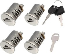 4 Pack Lock Cores for Yakima SKS Car Roof Rack System Components, Lock Cylinders