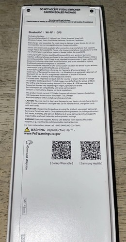 Samsung - Galaxy Watch FE Smartwatch 40mm BT with Blue Band - Silver - Picture 3 of 6