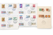 1965–66 European PTT IVA Munich Event Covers Netherlands Switzerland Lot