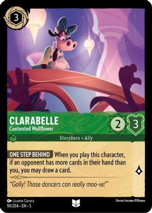 Clarabelle - Contented Wallflower (90/204) - Uncommon Near Mint - Picture 1 of 1
