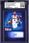 Rare 1/3 Tyrese Maxey 2024 Panini Silhouette  FOTL BLACK AUTO #CUP-MAX Pop 1