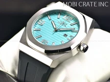Invicta 48mm Men's HURACAN Torquoise Dial Quartz Stainless Stee Watch