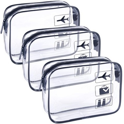 Bolsas de aseo transparentes aprobadas por la TSA para artículos de aseo