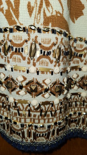 Neu mit Etikett Chicos Größe 3 gold-ockerfarbene Strickjacke - Bild 9 von 9