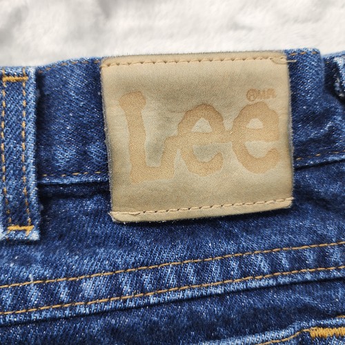 Jeans vintage LEE uomo 36X30 blu regular fit gamba dritta denim pesante - Foto 7 di 14