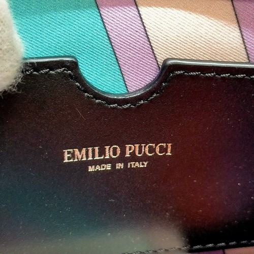 Borsa a tracolla Emilio Pucci in pelle nera 3129708 - Foto 17 di 21