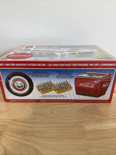 AMT 1/25 Coca-Cola '60 1960 Ford Ranchero Model Kit Factory Sealed - Bild 4 von 4