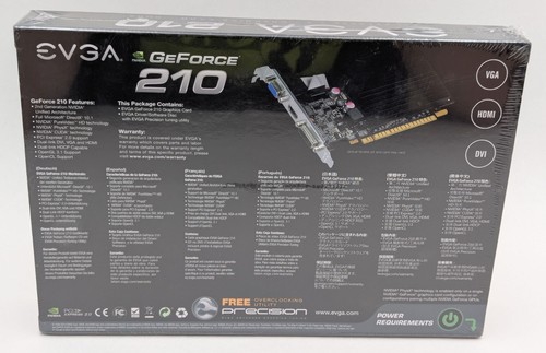 EVGA GeForce 210 512MB DDR3 VGA DVI HDMI PCIe Graphics Card 512-P3-1311-KR - NIB - Picture 7 of 14