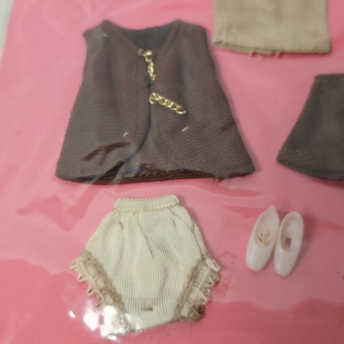 Vintage Hongkong Puppenkleidung Outfit Hund Haustier Zubehör versiegeltes Paket - Bild 5 von 6