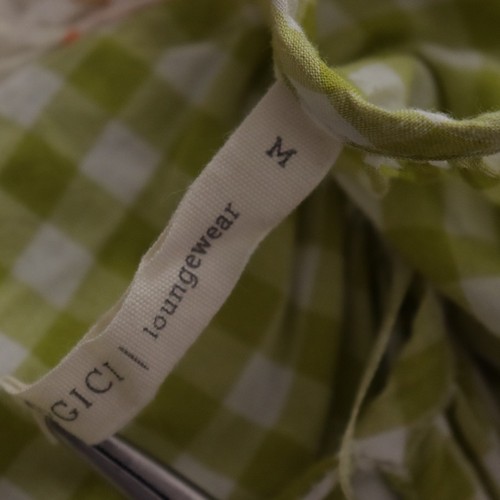 Top campesino Yargici Istanbul talla M cuadros guinga floral bordado manga abullonada - Imagen 4 de 18