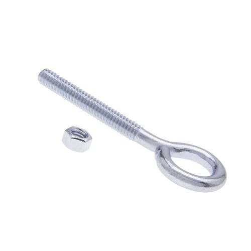 Metallics JEB8 Eye Bolt with Hex Nut, Imperial, 3/8-16, Steel, Zinc Chromate- - Picture 1 of 1