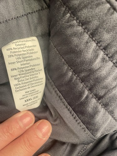 Avia Damen-Laufshorts Größe 3 X 22 neu mit Etikett Reißverschlusstaschen gefüttert - Bild 3 von 4