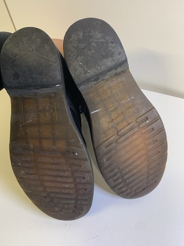 Dr Martens Stiefel Schwarz Leder Retro UK Größe 4 - Bild 7 von 11