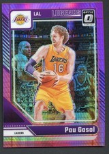 Pau Gasol 2024-25 Panini Donruss Optic - Legends Pink Hyper Prizm Lakers #234