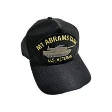 M1 Abrams Tank Tanker Veteran Patch Hat Ball Cap Army Marine Armor 19 Kilo