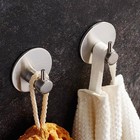  Towel Hooks for Bathrooms Hanger Single Rack Stainless Steel Robe Holder