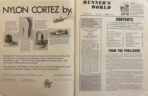 1972 Runner’s World July Steve Prefontaine, Marty Liquori - Picture 2 of 24