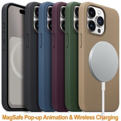 High-end Leather Case Cover Animation For iPhone 15 | Plus | Pro 12 13 Pro Max