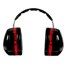 3M H10A Peltor Optime 105 High Performance 30 dB NRR Ear Muffs - Black/Red New